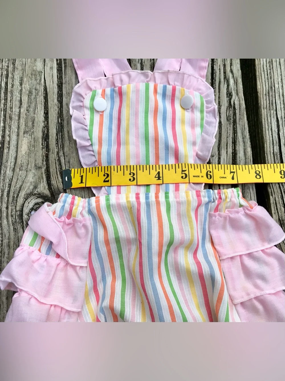 80s Girl Nautical Hat MONTGOMERY WARD Stripe Onepiece Outfit Tooth Fairy Case